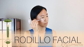 Rodillo Facial de Jade y Cuarzo Rosa 💆🏼 Rostromania [upl. by Aggy]