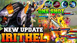 Mobile Legends New Update Buffed Irithel Gameplay  Irithel Best Build 2023 Guide Tutorial MLBB [upl. by Olly]