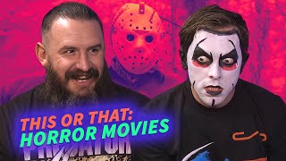 AEWs BRODY KING and DANHAUSEN Play This or That Horror Movies [upl. by Allenad774]