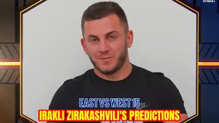 Irakli Zirakashvili’s predictions on “East vs West 15” Supermatches [upl. by Coniah819]