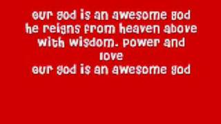 Awesome God Lyrics By Hillsong United [upl. by Eener]