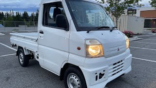 1999 Mitsubishi Minicab Minintruck 4WD 4 Hi 4Lo EFI Airbag PS 26300 miles [upl. by Yseulte]