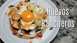 HUEVOS RANCHEROS  How To Make Huevos Rancheros EASY  Breakfast For Dinner Ideas [upl. by Ahsilrae]