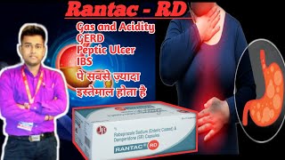 Rantac RD Tablet Uses in Hindi Rabeprazole and Domperidone capsule use for Gas [upl. by Aicat]