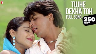 Tujhe Dekha Toh Song  Dilwale Dulhania Le Jayenge  Shah Rukh Khan Kajol  Lata Kumar Sanu  DDLJ [upl. by Eniamraj]