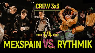 Mexspain vs Rythmik  Crew 3x3 14 Final  MoveampProve International 2018 [upl. by Yehtomit336]