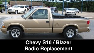 Chevy S10  Blazer Radio Install [upl. by Elianora]