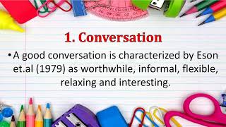 Interpersonal Communication Conversation Dialogue and Interview [upl. by Tterraj642]