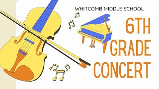 Grade 6th Spring Concert  Whitcomb Middle School [upl. by Jasun]