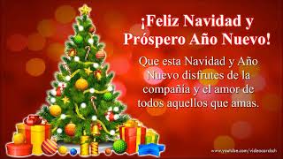 ¡Feliz Navidad y próspero Año Nuevo Felicitaciones y mensajes de navidad tarjetas navideñas [upl. by Katinka]