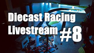 Diecast racing live stream 8  Racing some cars in the evening [upl. by Noiz]