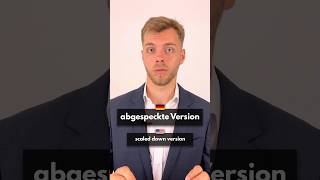 abgespeckte Version deutschlernen німецькаонлайн learngerman [upl. by Alvis]