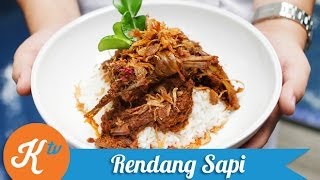 Resep Rendang Sapi Beef Rendang Recipe VideoCaramelized Beef Curry  RAY JANSON [upl. by Naesar]