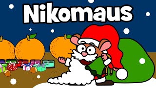 ♪♪ Weihnachtslied für Kinder – Nikomaus  Hurra Kinderlieder  Kinderlied Weihnachten  Tierlied [upl. by Enidan]