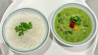 Veg Green Thai Curry [upl. by Hsivat]