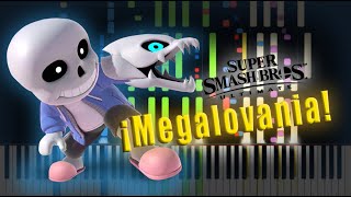 MEGALOVANIA  Smash Bros Ultimate  Impossible Piano  ▶ Synthesia  Piano [upl. by Eatnoid]