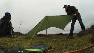 OEX EXPEDITION TARP amp PHOXX II v2  Pegging it out timelapse [upl. by Fritts]