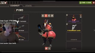 Pyrocynical Thicc TF2 Mod on Stream [upl. by Demetri]