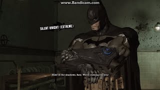 Batman Arkham Asylum challenge mode Silent Knight Extreme [upl. by Ised]