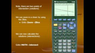 Ti89 Solve a nonlinear system of equations [upl. by Ciri]