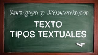 TEXTO Y TIPOS DE TEXTO [upl. by Lemmor120]