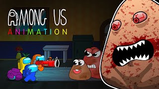 어몽어스 VS POU  Among Us vs Bous Revenge  Among Us Animation [upl. by Lleroj]