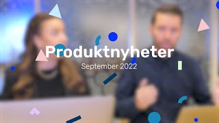 Produktnyheter fra Tripletex  september 2022 [upl. by Riamo928]