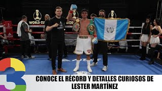 Conoce el récord y detalles curiosos de Lester Martínez [upl. by Seve]