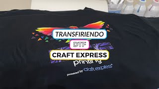 Transfiriendo DTF de Craft Express [upl. by Trumaine]