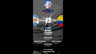 ARGENTINA VS COLOMBIA  EN VIVO  FINAL COPAAMERICA2024  PONETELACAMISETA [upl. by Creight]