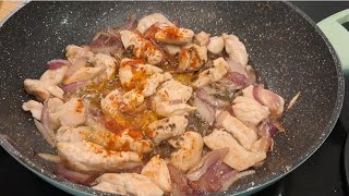 SPICY CHICKEN RECIPE😍🍛RESTAURANT STYLE WHITE SAUCE CHICKEN😱Indianirishcuisines [upl. by Ardel]