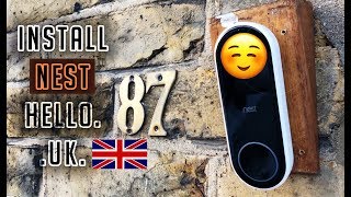 NEST HELLO Door Bell Installation 24Volt UK  🔥tutorial🔥 [upl. by Aveneg]