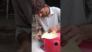 CD 70 motorcycle 2019 model ki Tanki per sticker Laga rahe hainautomobile Arshad arng saaz 798 [upl. by Olihs429]