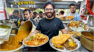 Delhi Street Food ka Highest Selling Lunch Combo  Street Food India [upl. by Asilaj]