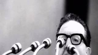 Salvador Allende  I will not step back 1971 [upl. by Ecirtahs]