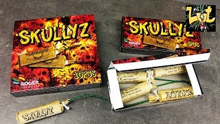 Skullyz P1 Salon Roger Vuurwerk Knallers soundemitters [upl. by Dnarb43]