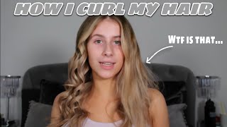 HOW I CURL MY HAIR  Romy Morris [upl. by Sirac552]