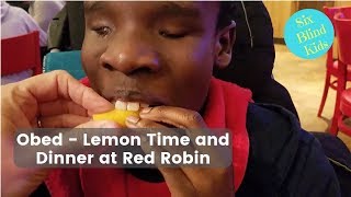 SixBlindKids  Obed  Lemon Time And Dinner At Red Robin [upl. by Munafo]