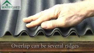 WaterShed Roofing Kits How to reroof your shed without roofing felt [upl. by Verlie374]