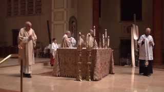 Repose of Blessed Sacrament Holy Thursday 2015 [upl. by Joshia]