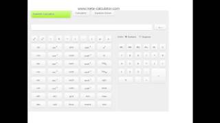 Online Scientific Calculator Using Meta Calculator [upl. by Yoc]