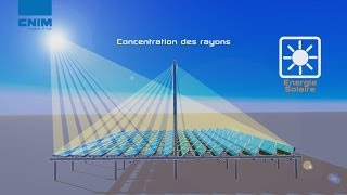 Réflecteur à miroirs de Fresnel linéaires par CNIM  Centrale solaire Thermodynamique [upl. by Rhodia]