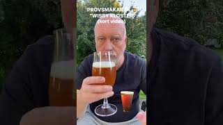 Provsmakar öl 🍺 WISBY KLOSTER en ljus ale kort video provsmakaröl klosteröl wisbykloster [upl. by Yreved]