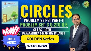 Problem Set 3  Q2 to Q5 Class 10th Maharashtra Board New Syllabus [upl. by Rehotsirhc]