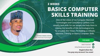 Day 6 Basics Computer Skills Training [upl. by Zelazny]