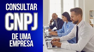 CONSULTAR CNPJ DE UMA EMPRESA  ATUALIZADO 2024 [upl. by Leasim]