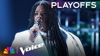 Asher HaVon CRUSHES the Competition with His Performance of quotTitaniumquot  The Voice Playoffs  NBC [upl. by Nikral432]