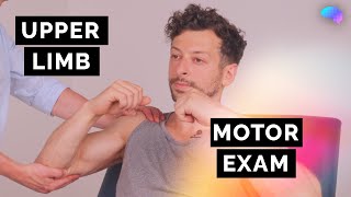 Motor Examination of the Upper Limbs  OSCE Clip  UKMLA  CPSA [upl. by Oicaroh]