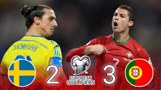 Hattrick Ronaldo  Portugal 32 Sweden💥world cup qualifiers  Extended Highlights amp Goals 1080P 💥 [upl. by Notsreik957]