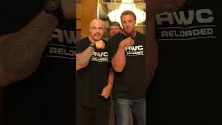 AWC Reloaded John Brzenk VS Todd Hutchings armwrestling [upl. by Leahkim]